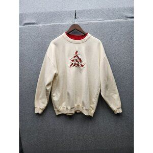 Vintage MC Sportswear Cardinal Embroidered Crewneck Sweatshirt X-Large 60% Cotto